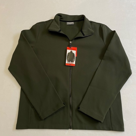 32 Degrees Heat Men's Full Zip Jacket, Olive Green, Medium NWT - Picture 7 of 16